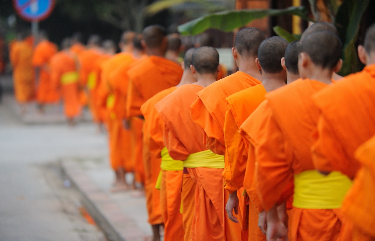 The religious spirit is always enhanced in Luang Prabang