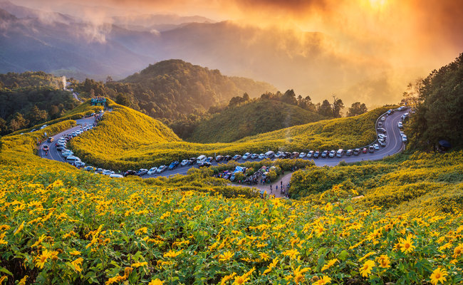 landscape at Mea Hong Son Thailand